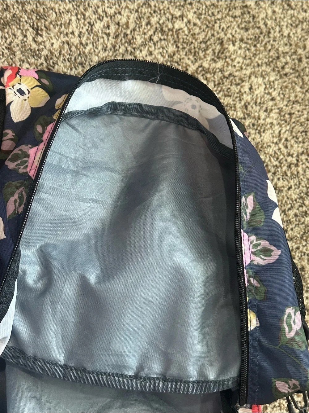 Venture Pal Floral Navy Hiking School Backpack